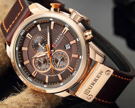 mens watches leather watches